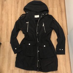 BCBG black jacket/trench coat